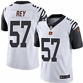 Nike Men & Women & Youth Bengals 57 Vincent Rey White Color Rush Limited Jersey,baseball caps,new era cap wholesale,wholesale hats